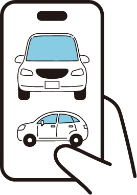 LINE上でクルマ紹介