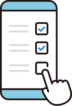 LINE上で契約手続き